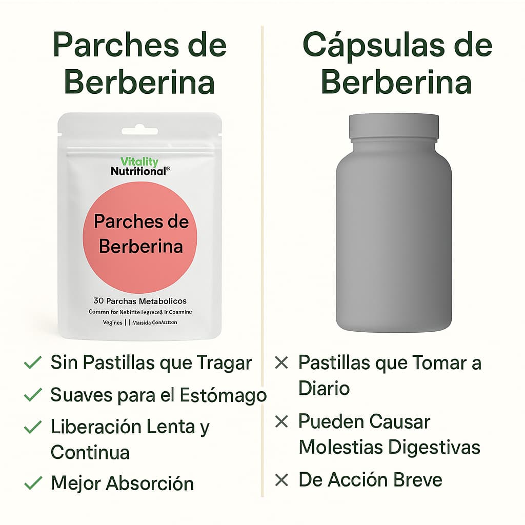 Parches Berberina - Alternativa a Mounjaro
